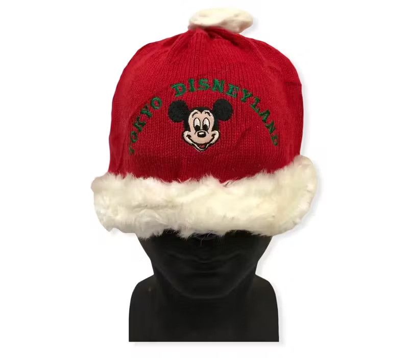image of Disney x Hats Vintage Mickey Mouse Cartoon Beanie, Men's