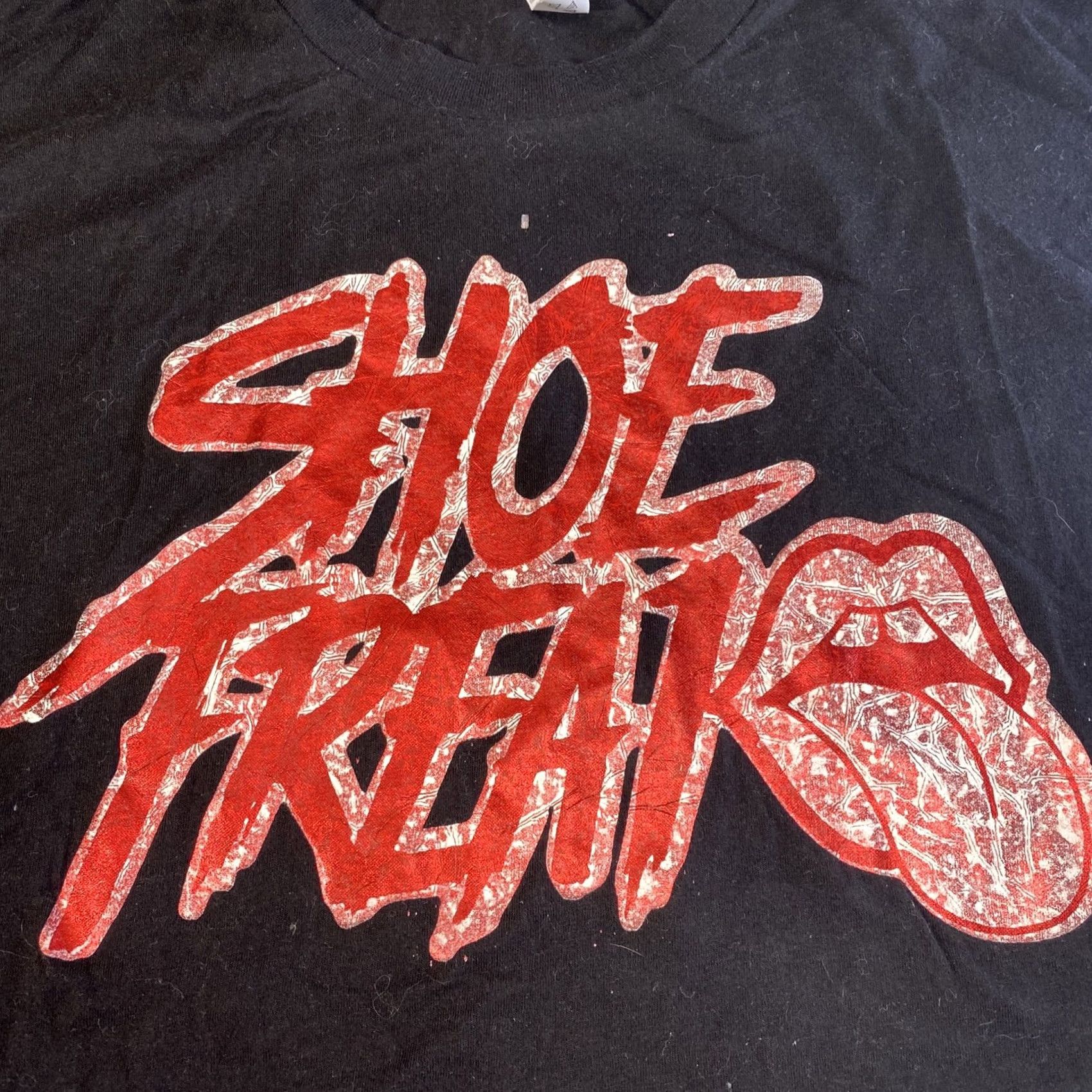 Vintage Men Tshirt Shoe Freak M Black Shirt Mens Medium Shirt Black Shoe Freak Tshirt Mens M Size US M / EU 48-50 / 2 - 2 Thumbnail