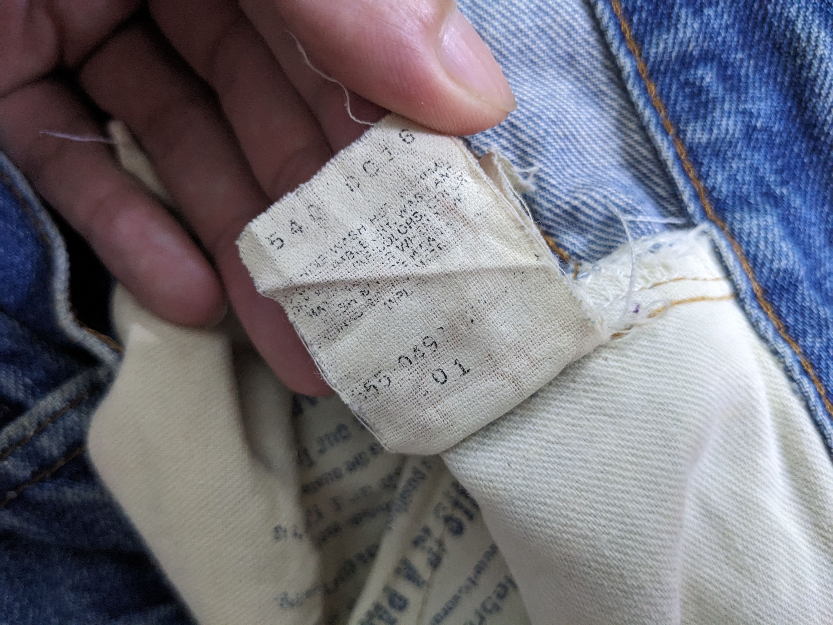 Levi's vintage 90s 501 Levi's 555 Big E Made in Usa selvedge Jeans Size US 31 - 7 Thumbnail