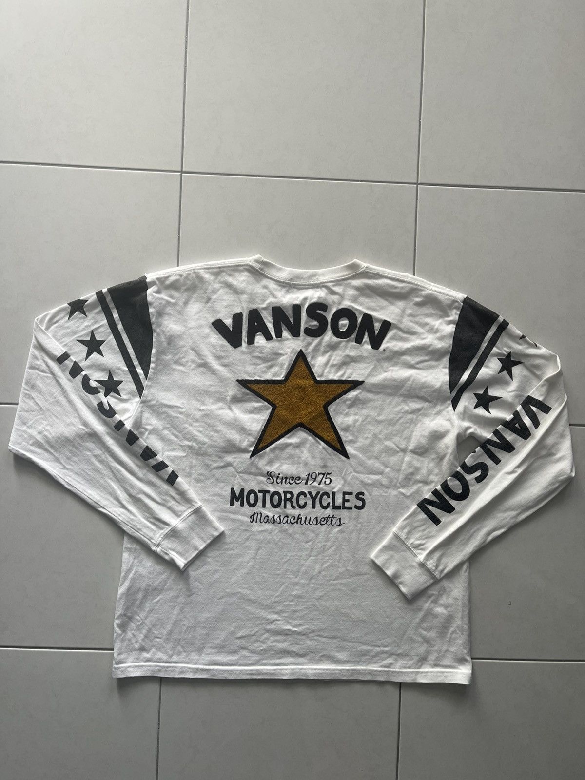 Vanson Leathers × Vintage VINTAGE EMBROIDERY VANSON BACK HIT VERY RARE Size US XXL / EU 58 / 5 - 2 Thumbnail