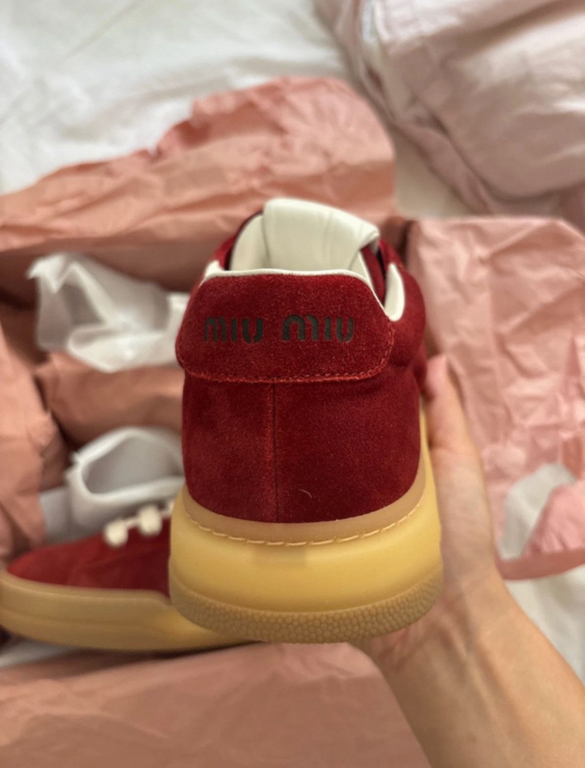 Miu Miu Miu miu bleached sneakers Size US 8.5 / IT 38.5 - 6 Thumbnail