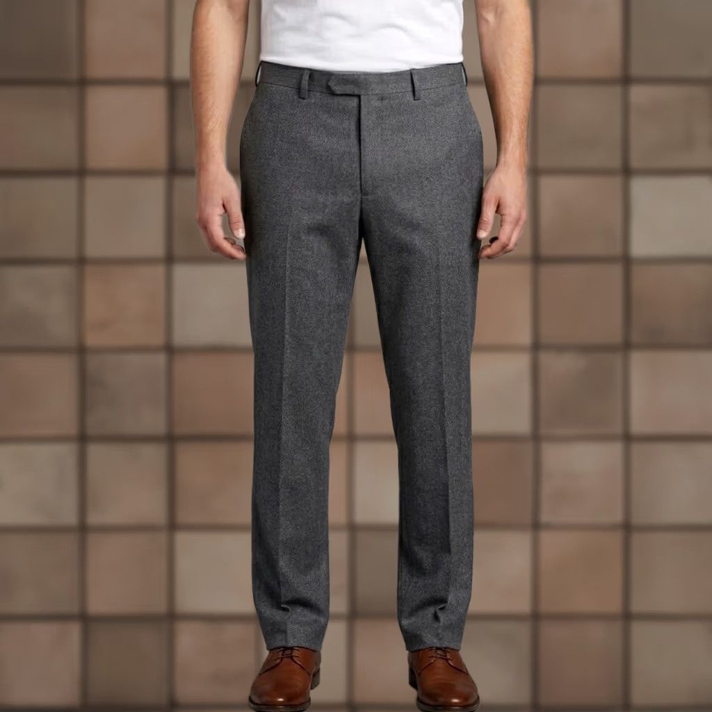 Jos. A. Bank Jos. A. Bank Reserve Wool Cashmere Pants Tailored Fit Grey 36R NWT Size US 36 / EU 52 - 1 Thumbnail