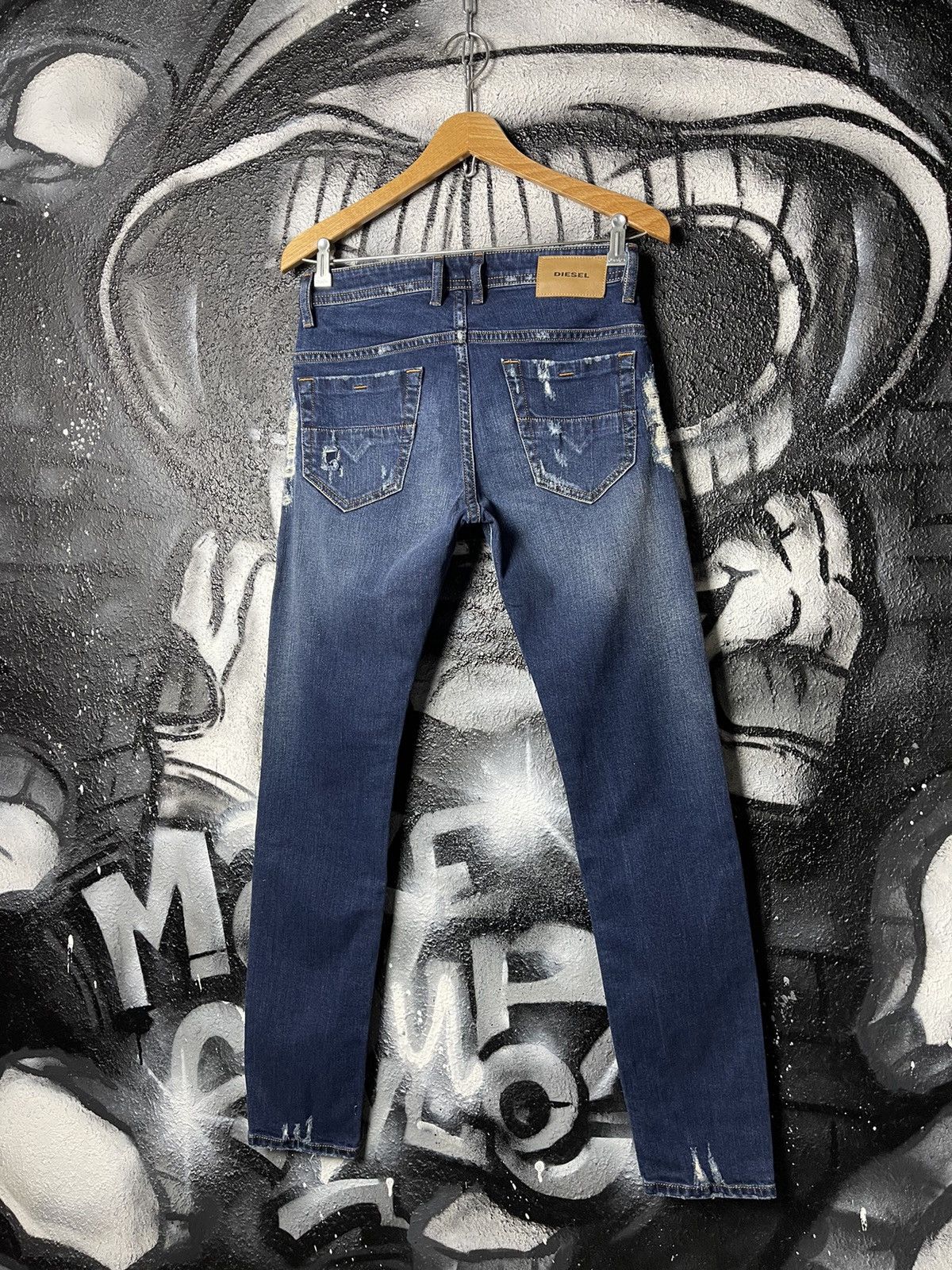 Diesel Diesel Thommer Distressed Slim Jeans Men’s Size W28 L30 Size US 28 / EU 44 - 3 Thumbnail