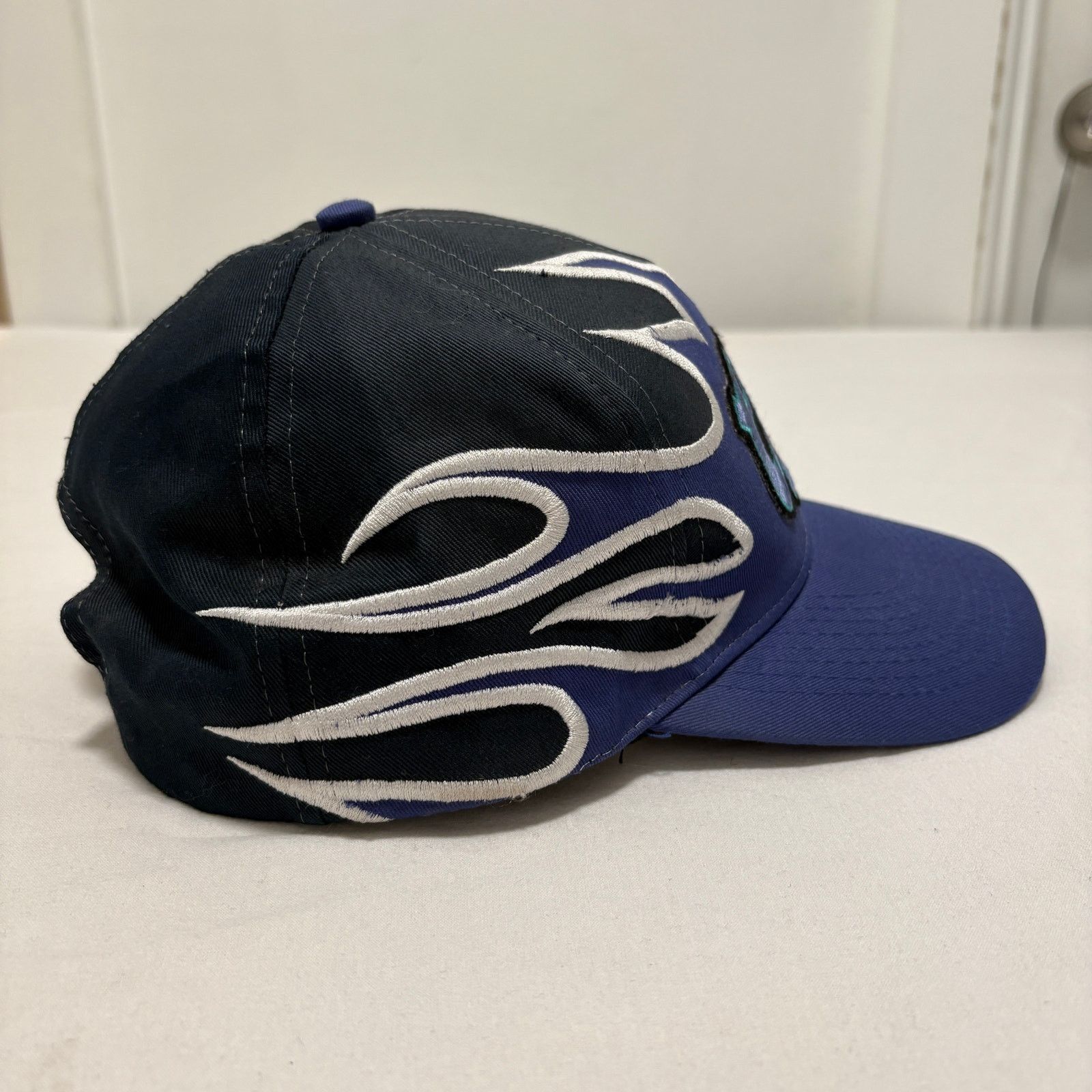Vintage VTG Y2K 90's Chevy Flames Adjustable Snapback Baseball Hat Size ONE SIZE - 2 Thumbnail