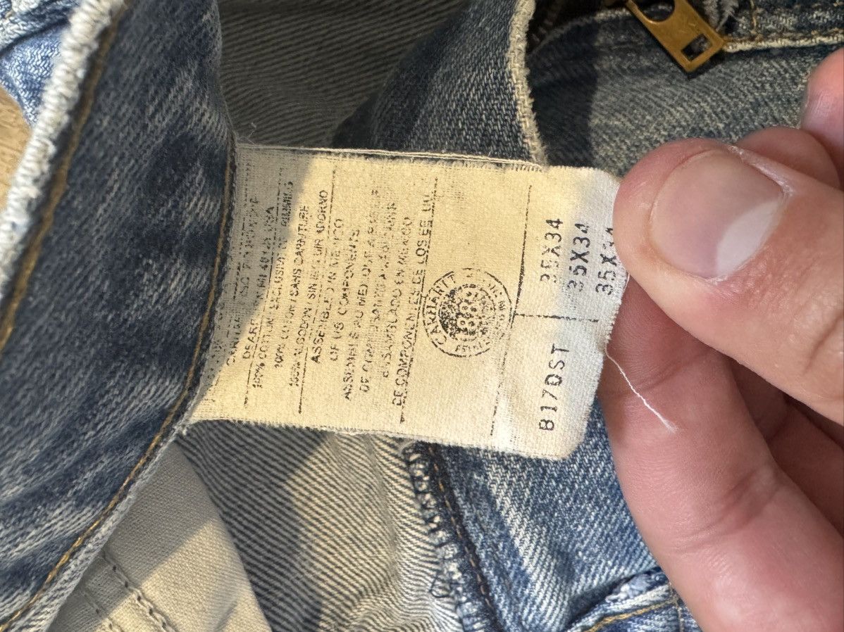 Carhartt Repaired Carhartt Jeans Size US 34 / EU 50 - 9 Thumbnail