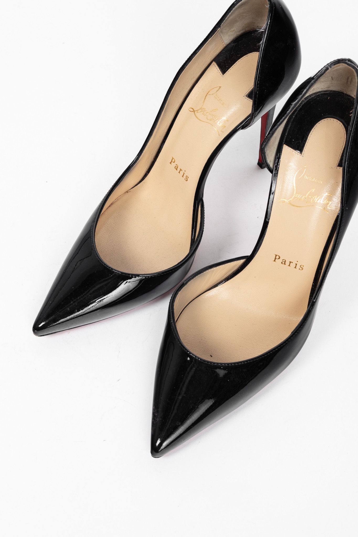 Christian Louboutin Christian Louboutin Iriza Patent Pointed Toe d'Orsay Pumps Size US 7.5 / IT 37.5 - 6 Thumbnail