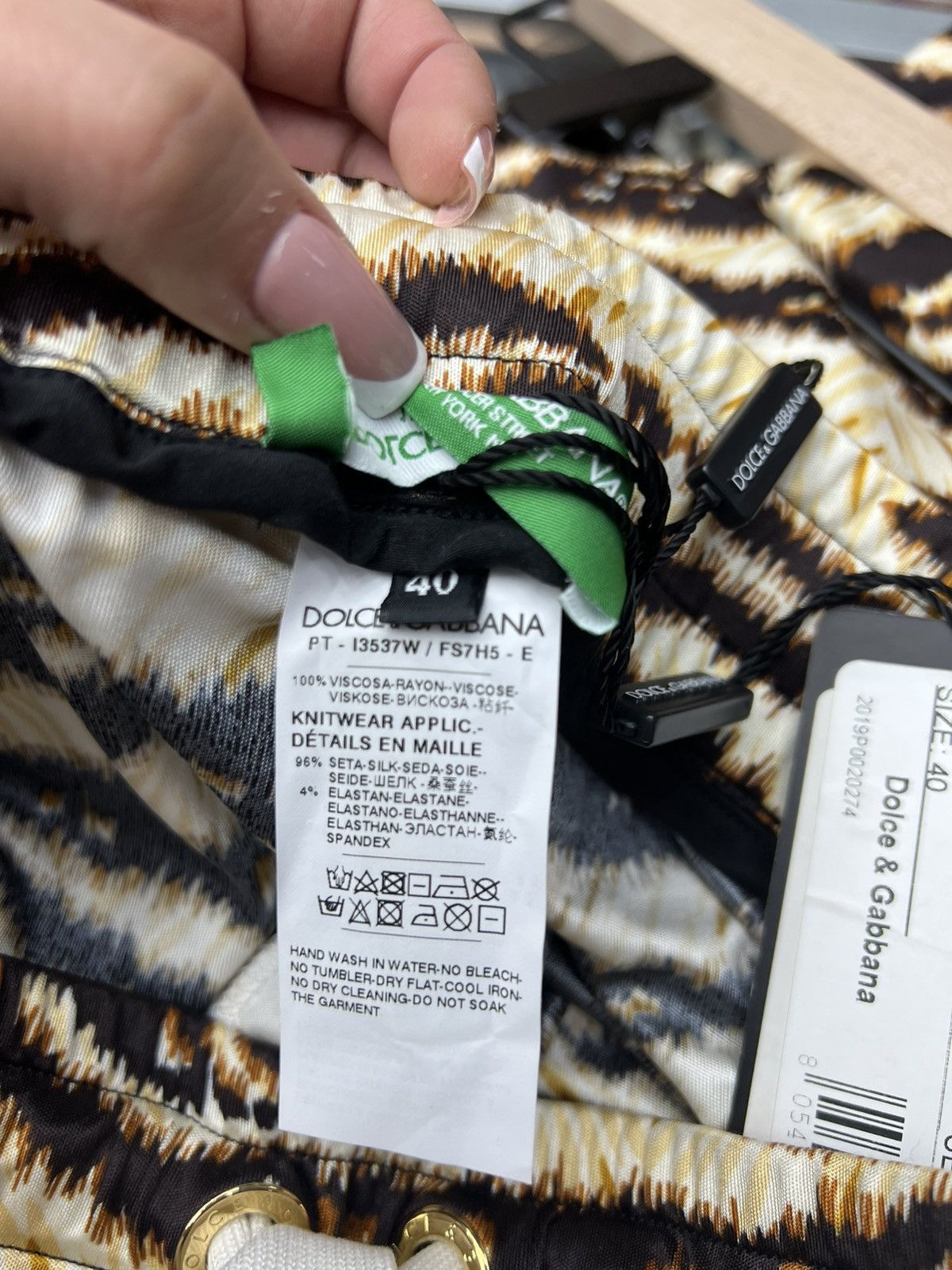 Dolce & Gabbana Dolce & Gabbana Tiger Pants Size 26" / US 2 / IT 38 - 7 Thumbnail