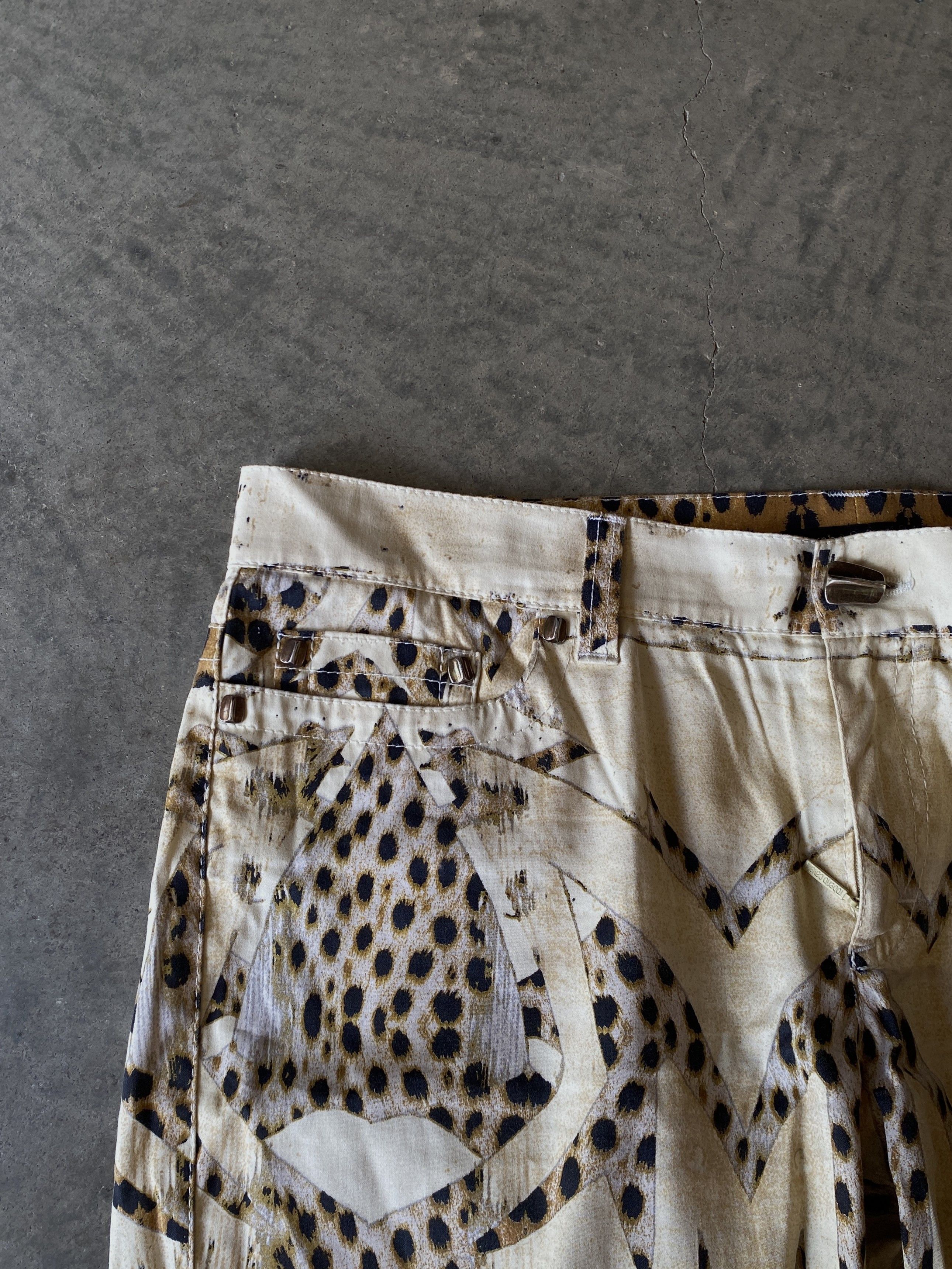 Roberto Cavalli Roberto Cavalli 2007 Printed Leopard Pants Size 34" / US 12 / IT 48 - 10 Thumbnail