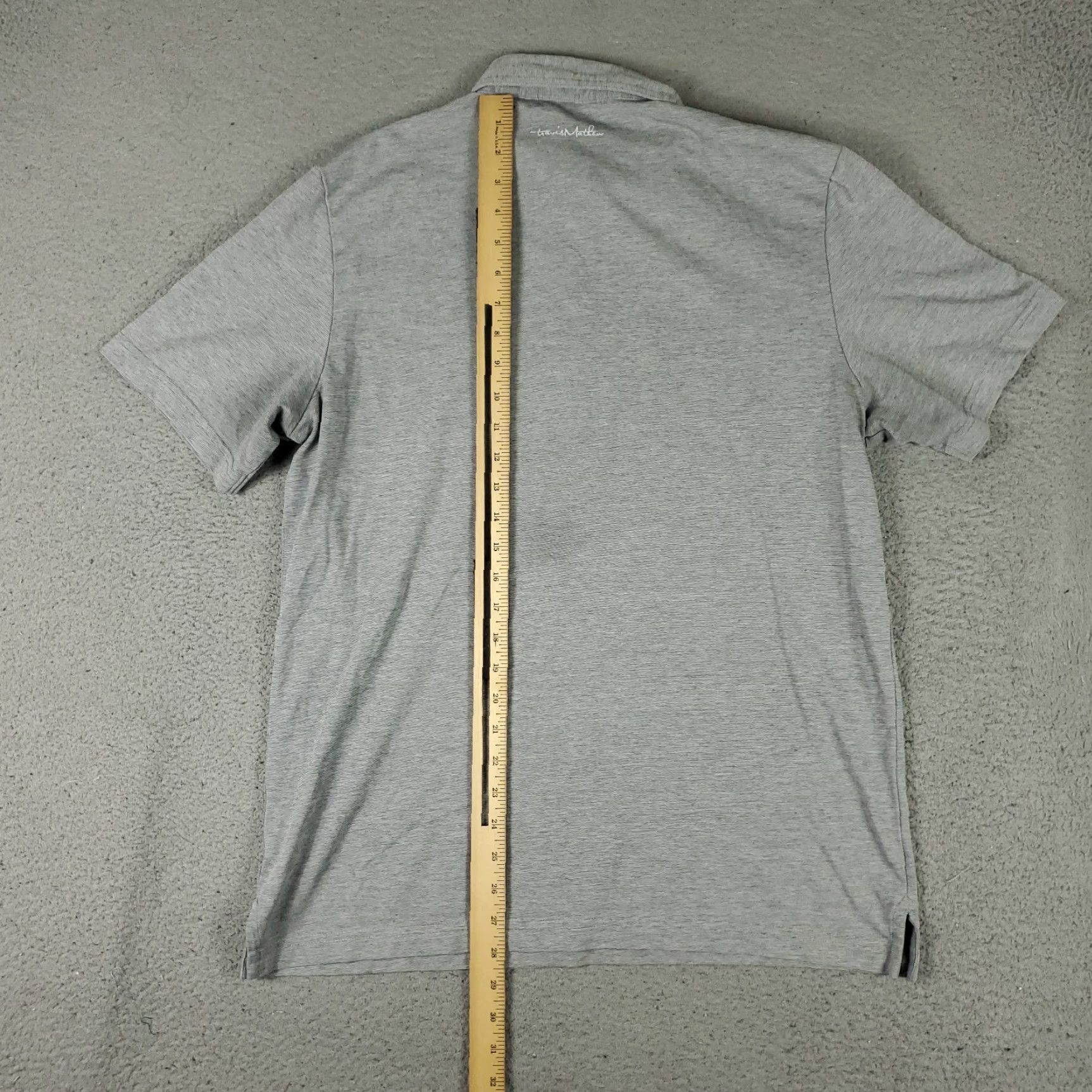 TravisMathew Travis Mathew Polo Shirt Mens L Gray Golf Casual Short Sleeve Polo Shirt Men Gray Size US L / EU 52-54 / 3 - 5 Thumbnail