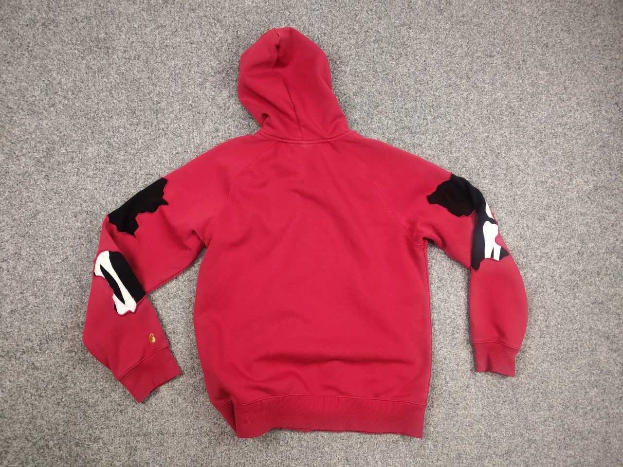 Carhartt Vintage Carhartt Skeleton Red Fit Zip hooded chase jacket Size US L / EU 52-54 / 3 - 10 Thumbnail