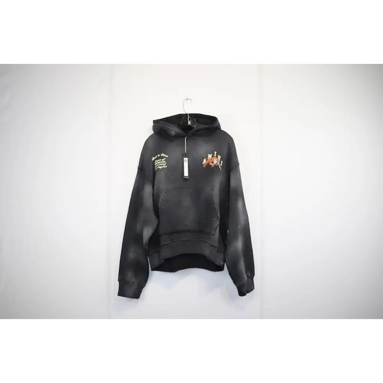 Amiri o1rshd1 Tiger Varsity Hoodie in Black Size US XXL / EU 58 / 5 - 8 Thumbnail