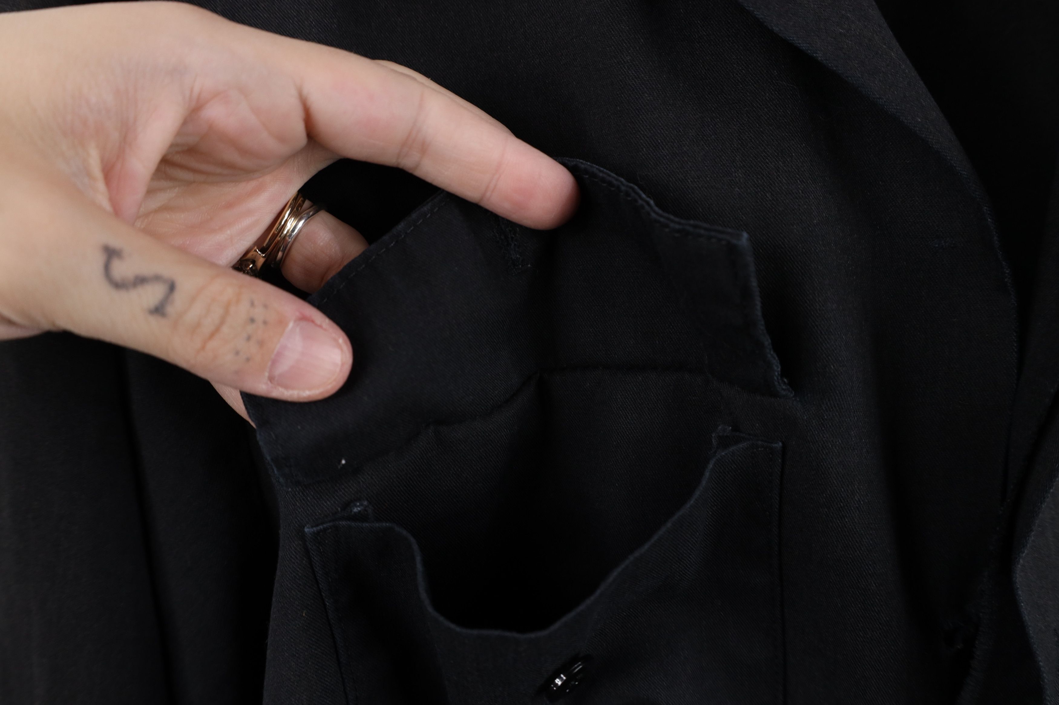 Dickies Vintage 90s Dickies Mechanic Work Button Shirt Black USA Size US M / EU 48-50 / 2 - 6 Thumbnail