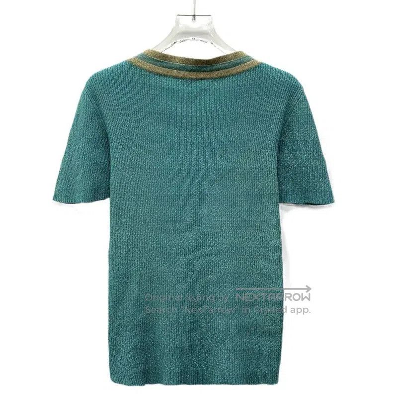 Chanel Chanel Blue Cotton Women's T-Shirt . Size S / US 4 / IT 40 - 2 Thumbnail