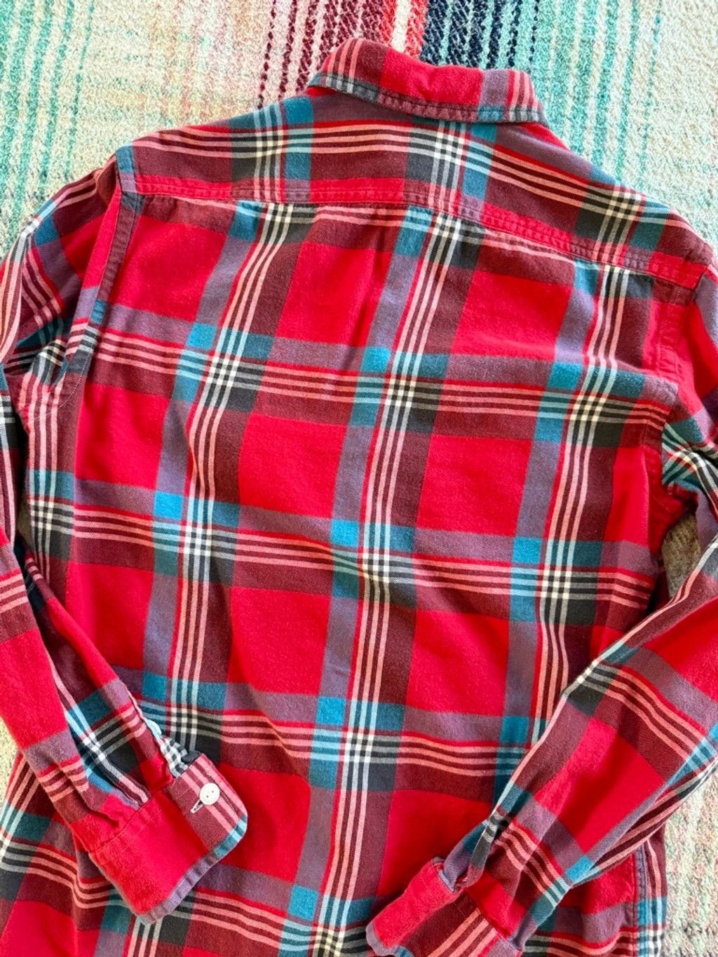 Polo Ralph Lauren Polo Ralph Lauren Red/Blue Madras Workshirt M Size US M / EU 48-50 / 2 - 4 Thumbnail
