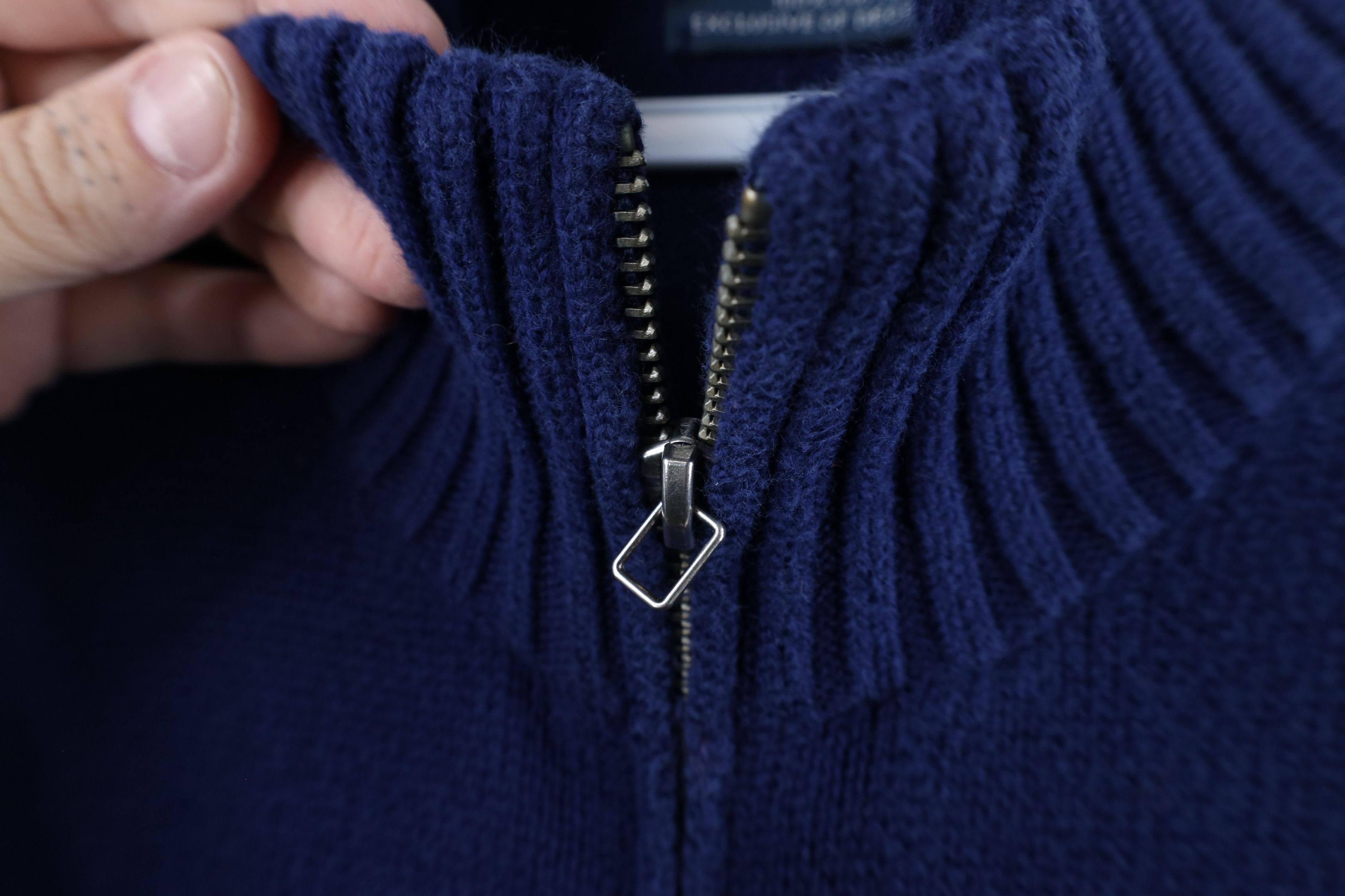 Ralph Lauren × Vintage Vintage 90s Ralph Lauren Knit Half Zip Pullover Sweater Size US L / EU 52-54 / 3 - 7 Thumbnail