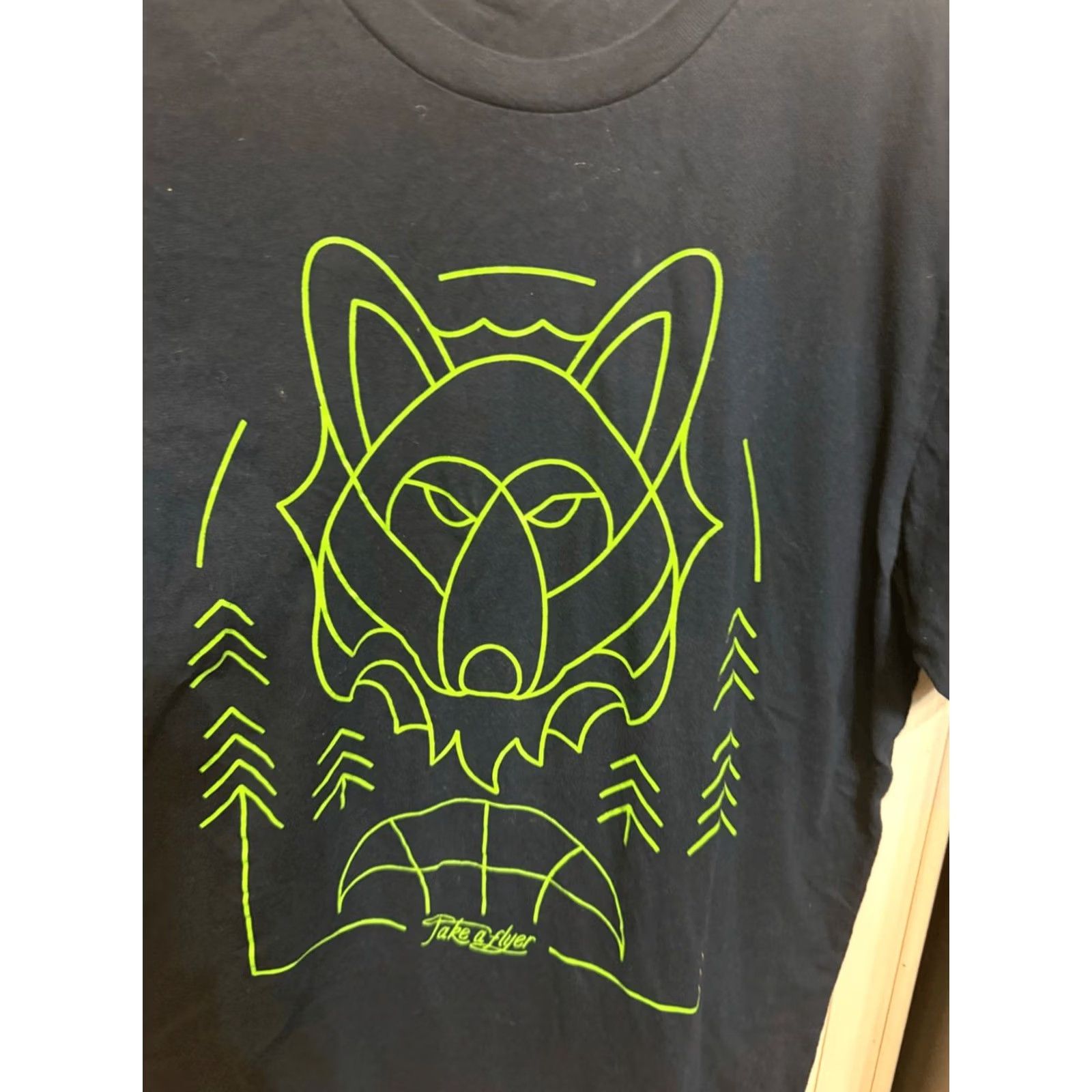 Next Level Next Level Apparel Men's Take A Flyer Headfler Brewing T-shirt Navy Medium Size US M / EU 48-50 / 2 - 2 Thumbnail
