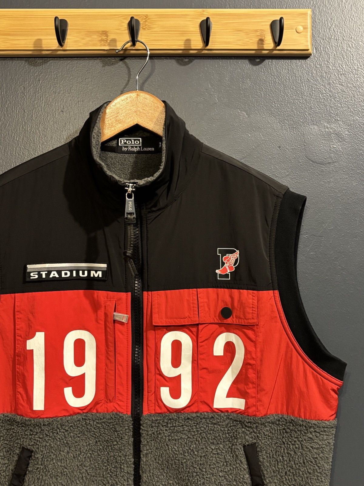 Polo Ralph Lauren × Vintage Vest Jacket Polo Stadium 1992 Size US S / EU 44-46 / 1 - 2 Thumbnail