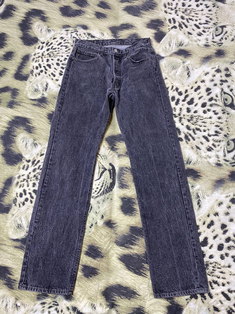 Levi's × Vintage Vintage Levis 501 Light Wash Denim Jeans High-Waisted Size 30" / US 8 / IT 44 - 16 Thumbnail