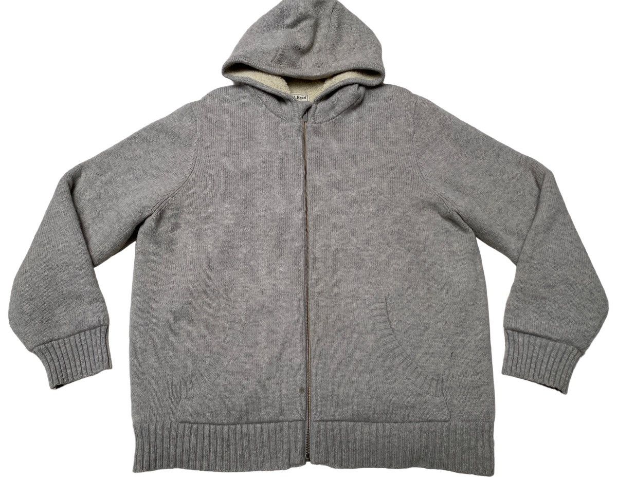L.L. Bean × Vintage Vintage L.L Bean Zipper Hoodie 1990s Size US XXL / EU 58 / 5 - 4 Thumbnail