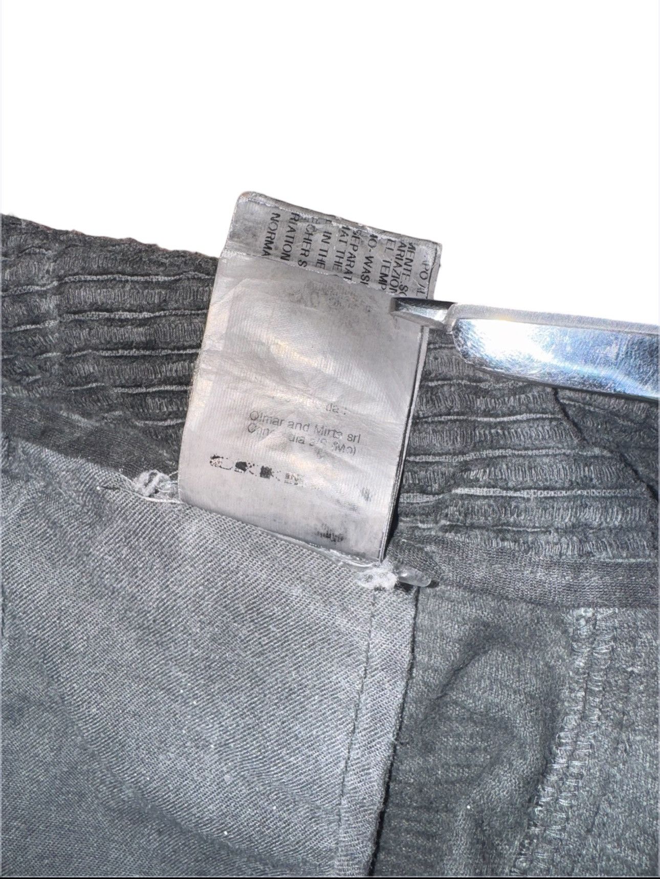 Rick Owens Rick Owens FW09 Corduroy Aircut Denim Size US 31 - 14 Thumbnail