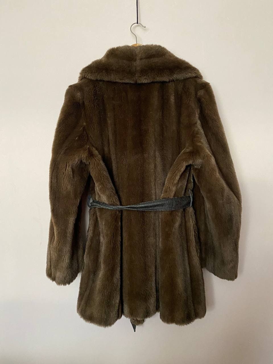 Designer × Vintage Jean Louis Paris Faux Fur Coat Vintage Brown Made In France Size L / US 10 / IT 46 - 5 Thumbnail