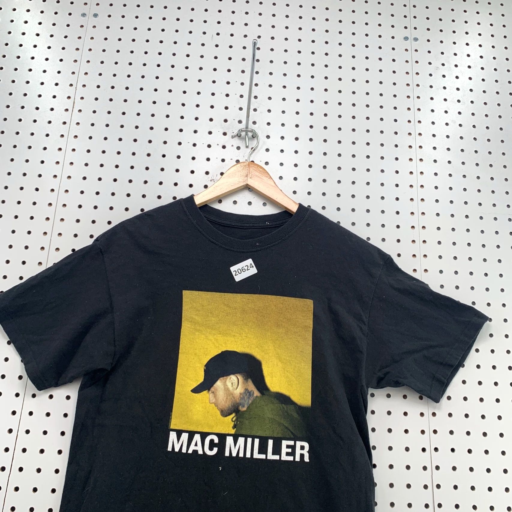 Vintage Mac Miller Shirt Adult Medium Black Portrait Graphic TEE Hip Hop Music Mens M Black 90s Event Theme Fans Size US M / EU 48-50 / 2 - 6 Thumbnail