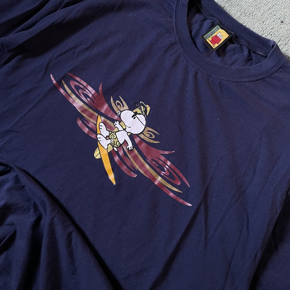Peanuts RARE Vintage Peanuts Surf 90s Tee Size US L / EU 52-54 / 3 - 2 Thumbnail