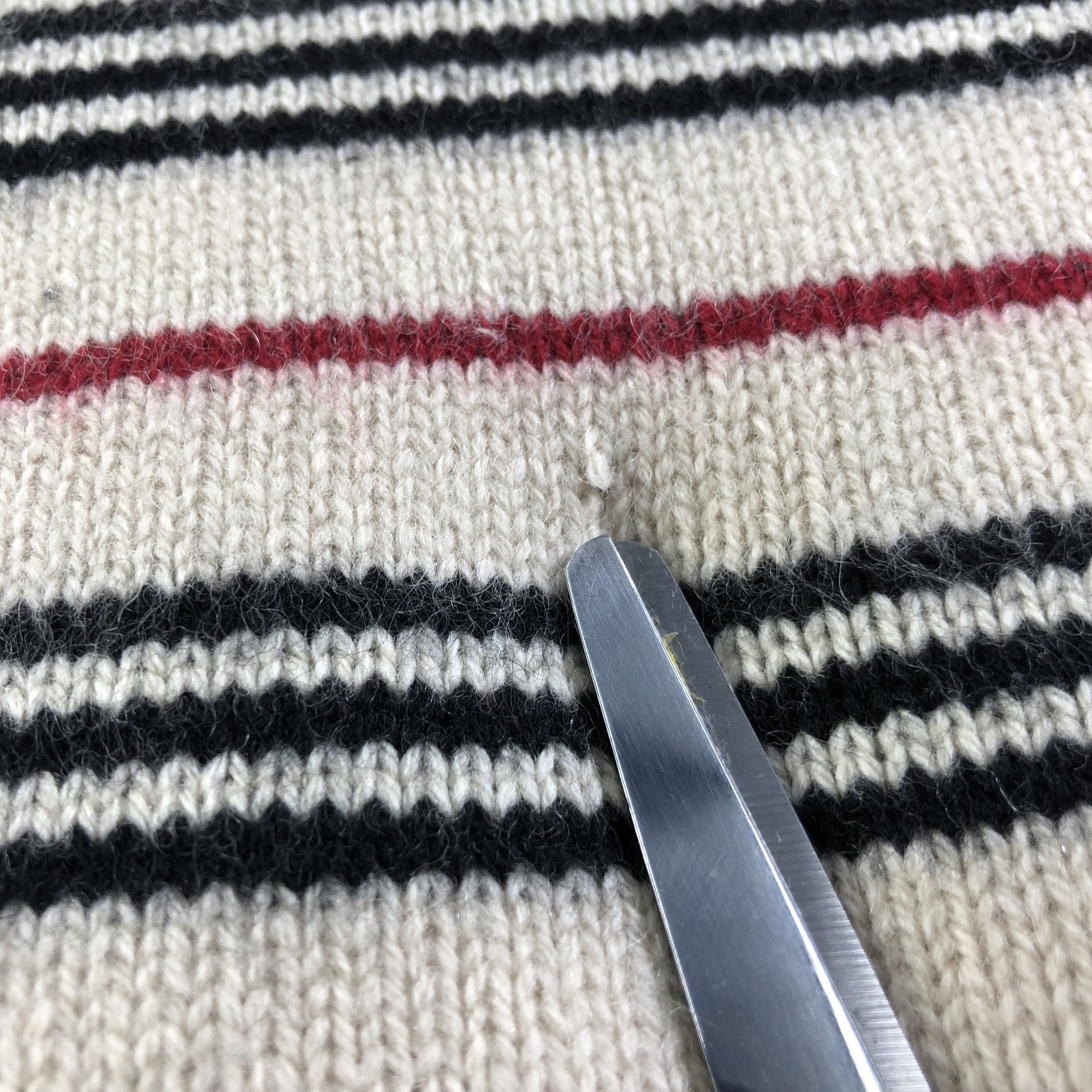 Burberry Burberry Blue Label Wool Scarf Muffler V1768 Size ONE SIZE - 5 Thumbnail