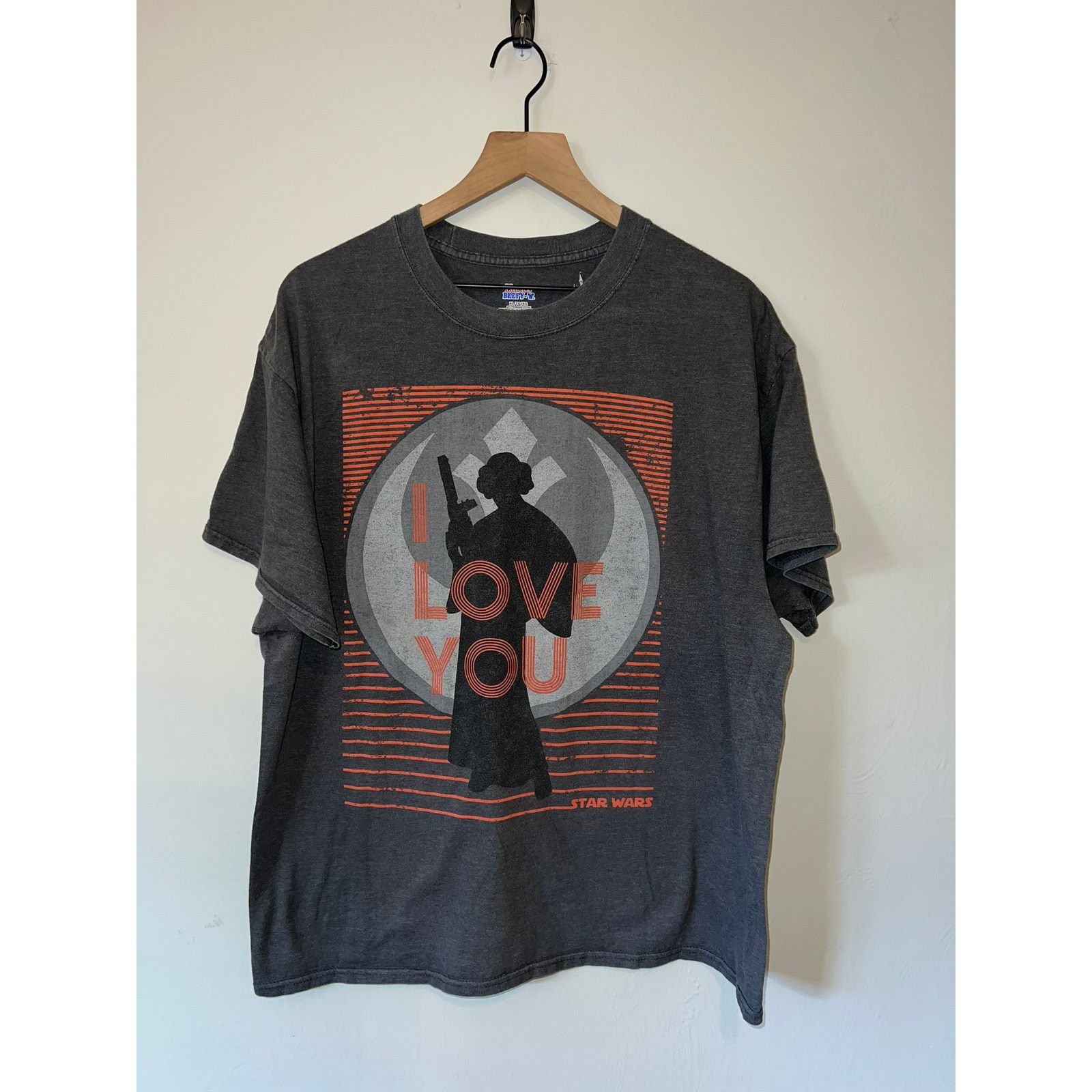 Disney Disney Parks Star Wars Shirt I Love You Gray Movie Tee 2XL Size US XXL / EU 58 / 5 - 1 Thumbnail