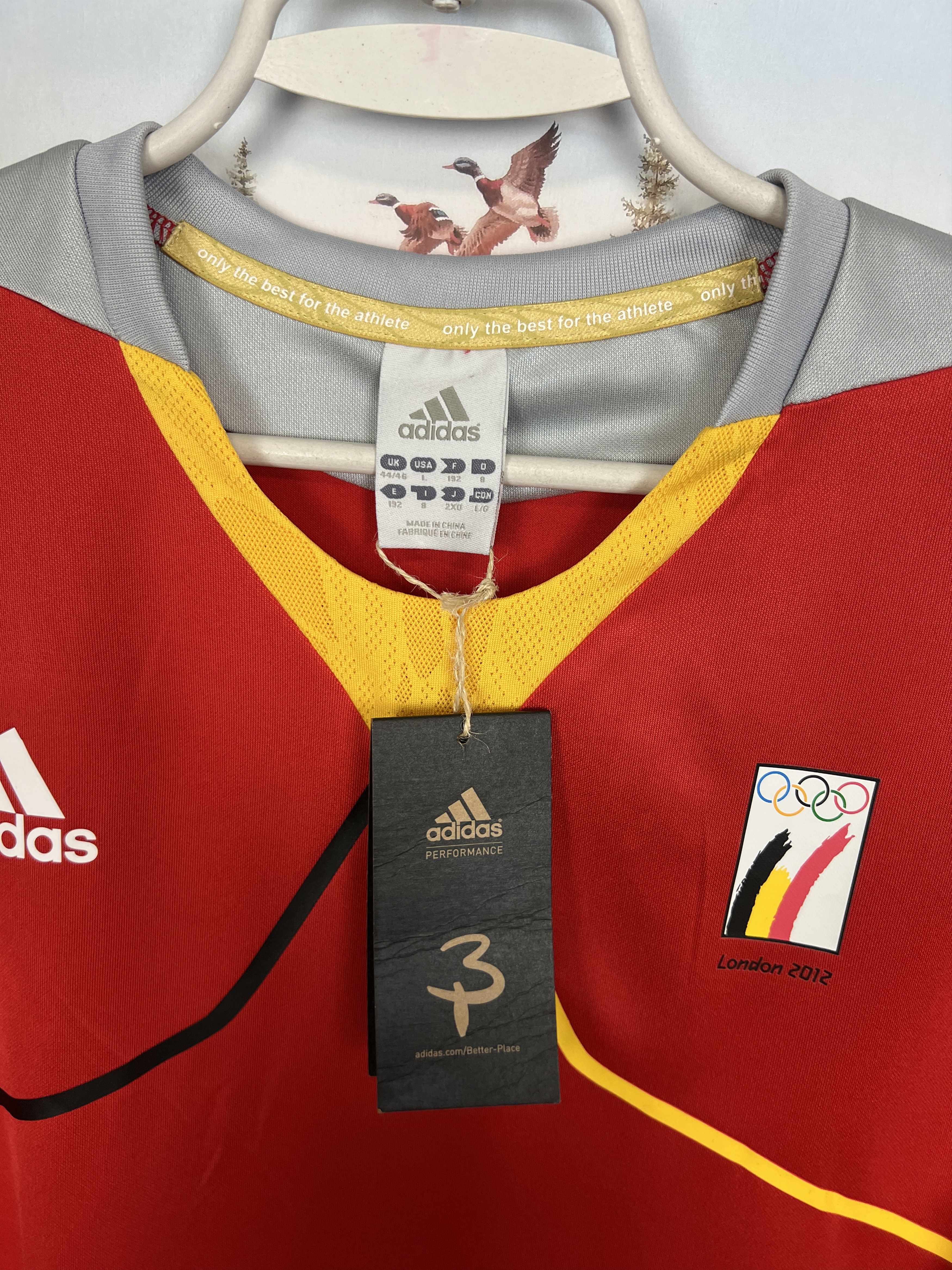 Adidas Adidas Belgium Olympics National Team Shirt Train Tee Hype Size US L / EU 52-54 / 3 - 5 Thumbnail
