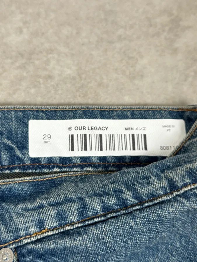 Our Legacy Our Legacy Blue Distressed Denim Jeans Size US 32 / EU 48 - 13 Thumbnail