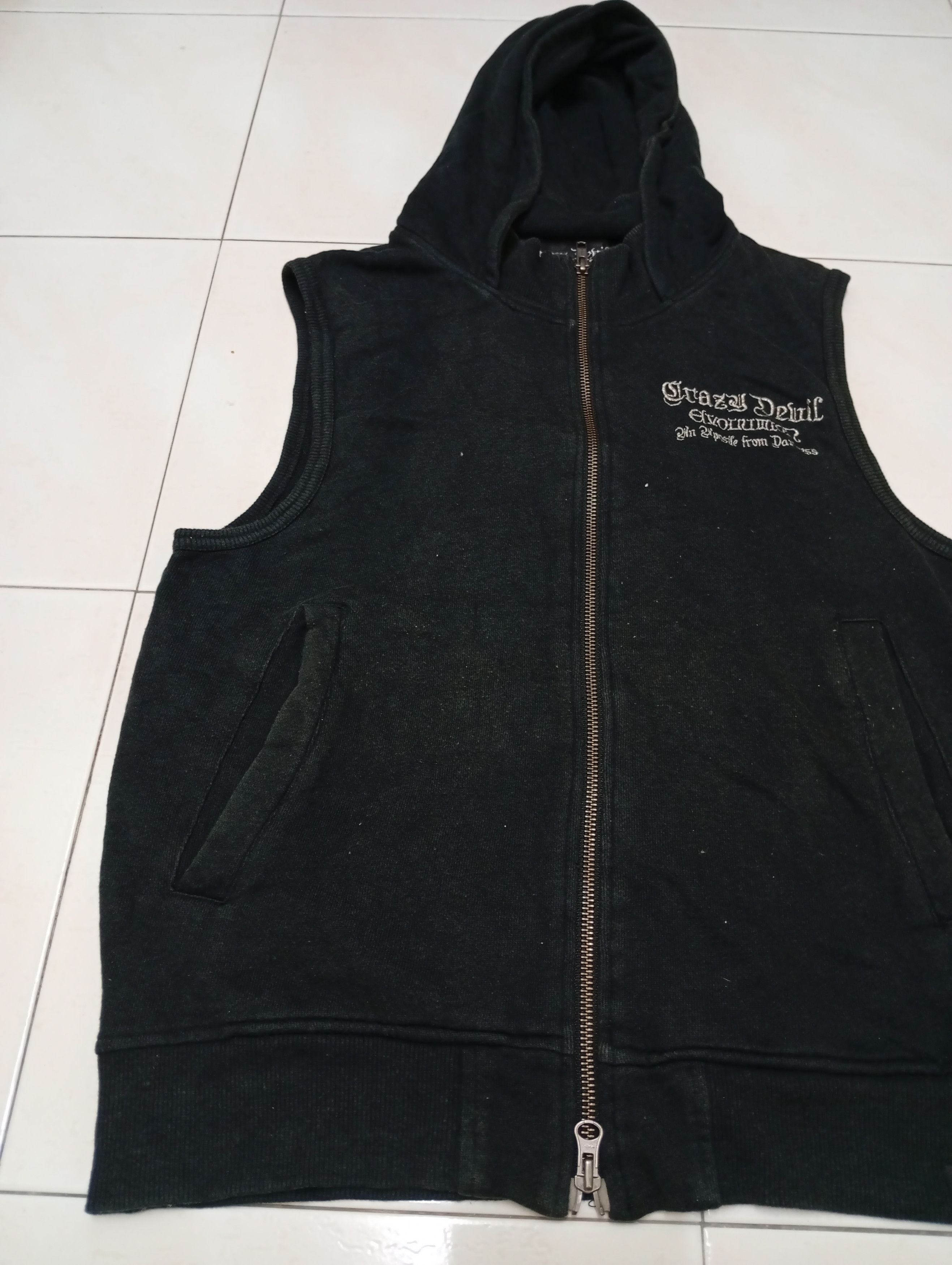 Punk and Yo × Vintage Hoodie X crazy Devil X vest Size US M / EU 48-50 / 2 - 4 Thumbnail
