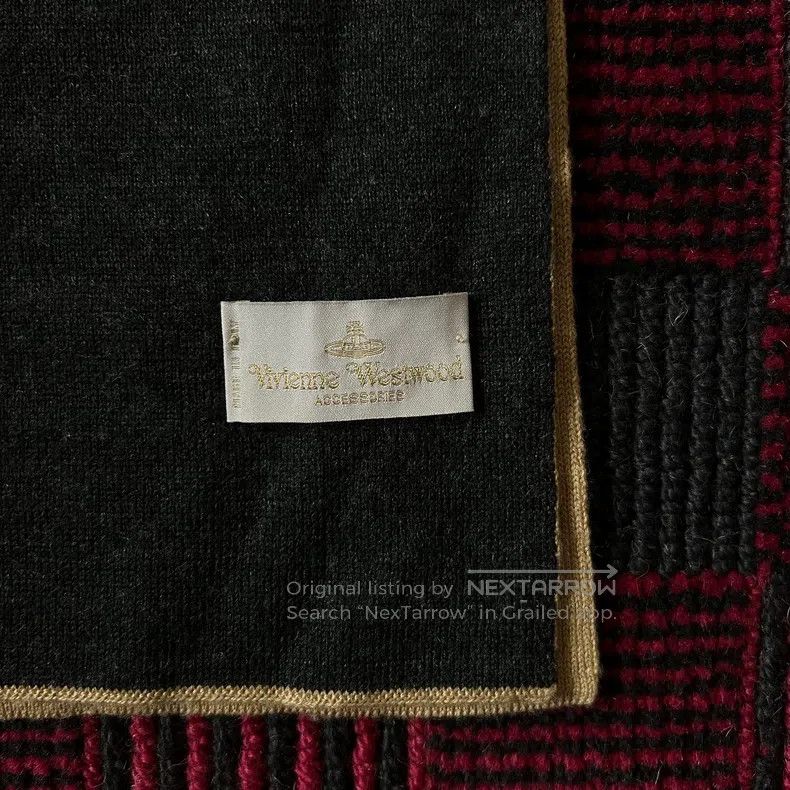 Vivienne Westwood Vivienne Westwood Saturn Demon Scarf and Neck Warmer - Vin Size ONE SIZE - 4 Thumbnail
