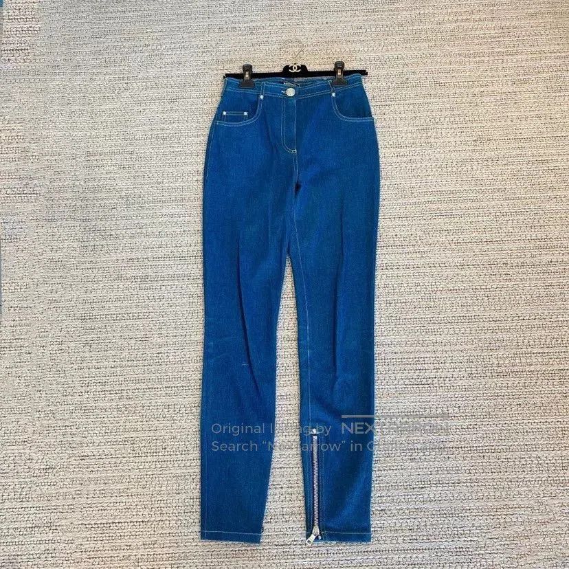 Balmain Balmain Women's Blue Jeans. Size 37" - 3 Thumbnail