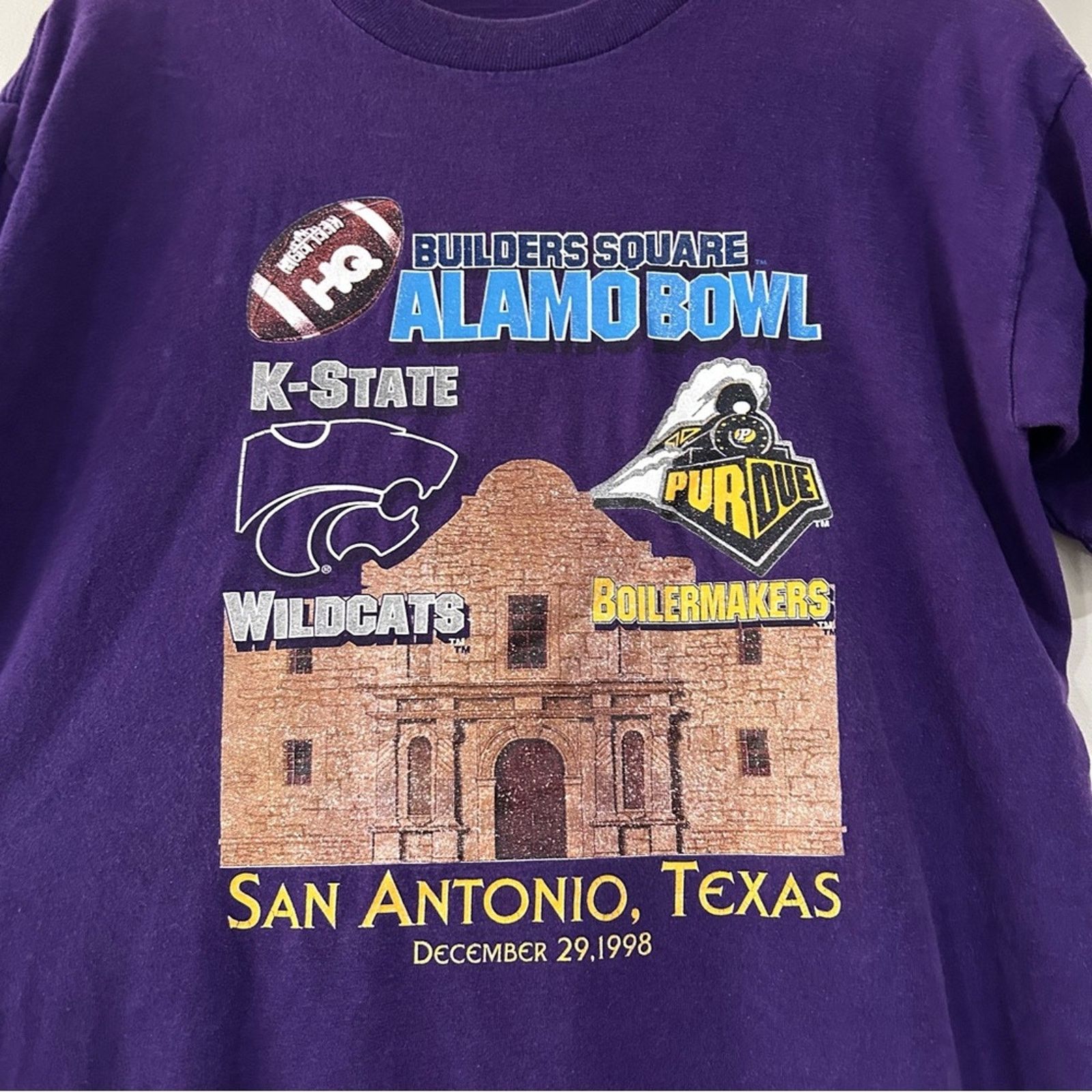 Other 1998 Kansas State Alamo Bowl Football Shirt Size US M / EU 48-50 / 2 - 3 Thumbnail