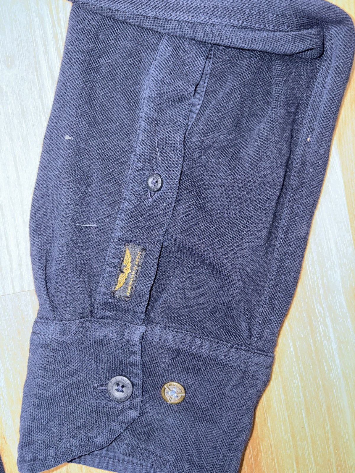 Japanese Brand PME Legend "American Classic" Knit Button-Down Shirt Size US XL / EU 56 / 4 - 4 Thumbnail