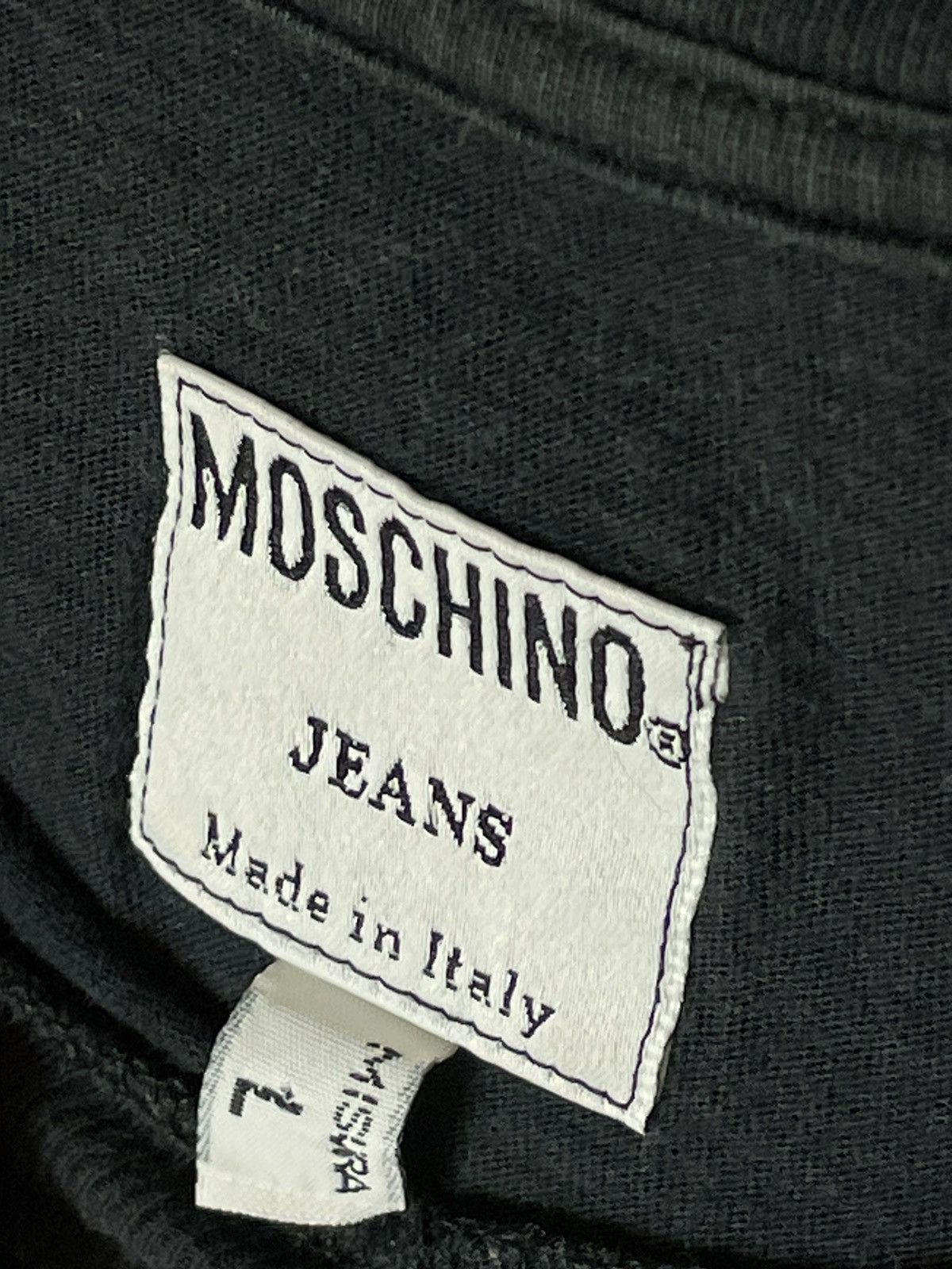 Moschino × Vintage Moschino Vintage 90s “Blade” Y2K T shirt Size L / US 10 / IT 46 - 7 Thumbnail