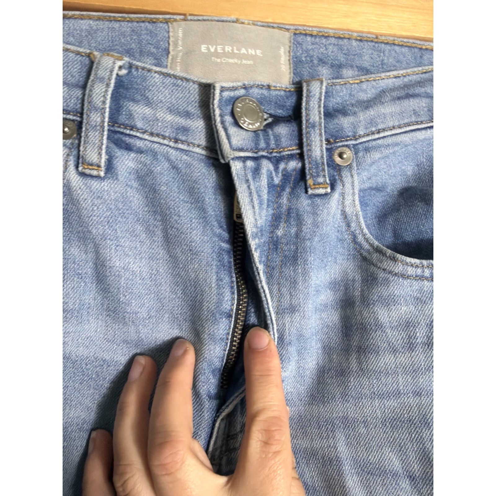 Everlane **Everlane Women's Light Wash Size 25 Straight Jeans** User: Everlane Women's Light Wash Size 25 Straight Jeans Size 42" / US 20 - 6 Thumbnail