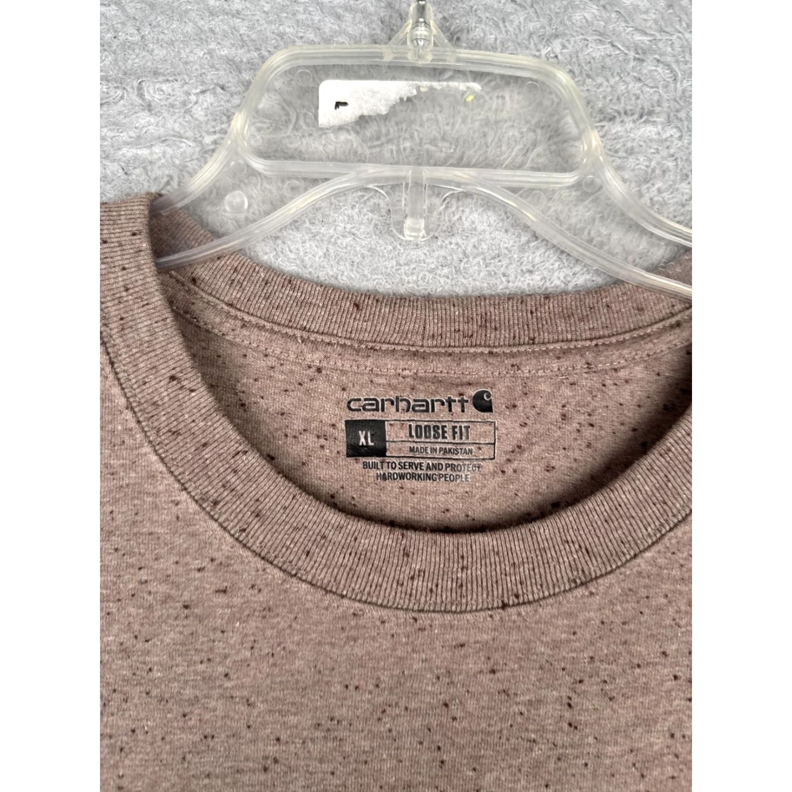 Carhartt Carhartt Shirt Mens XL Brown Crew Neck Short Sleeve Pocket Tagless Workwear Size US XL / EU 56 / 4 - 7 Thumbnail