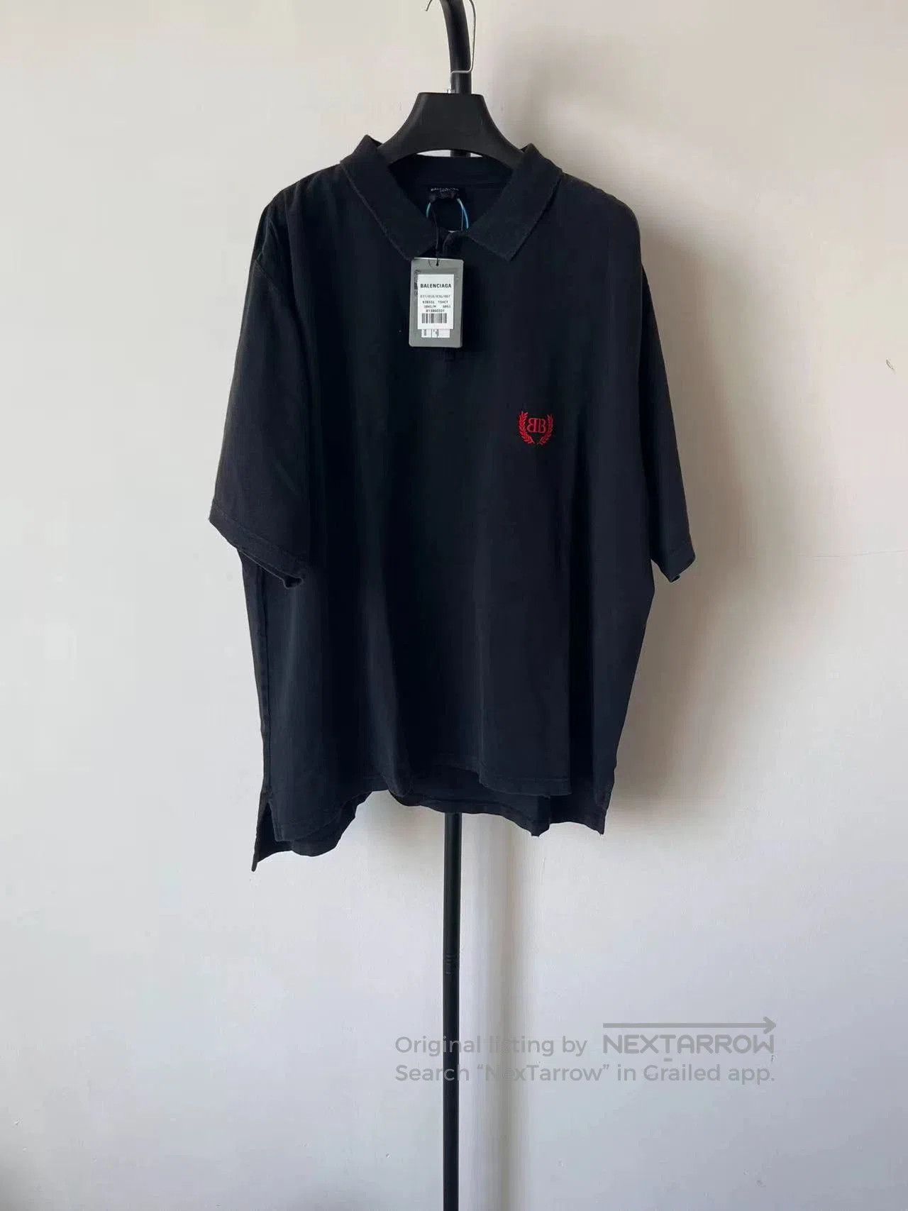 Balenciaga Balenciaga Laurel Solid Polo Shirt. Size US M / EU 48-50 / 2 - 1 Thumbnail