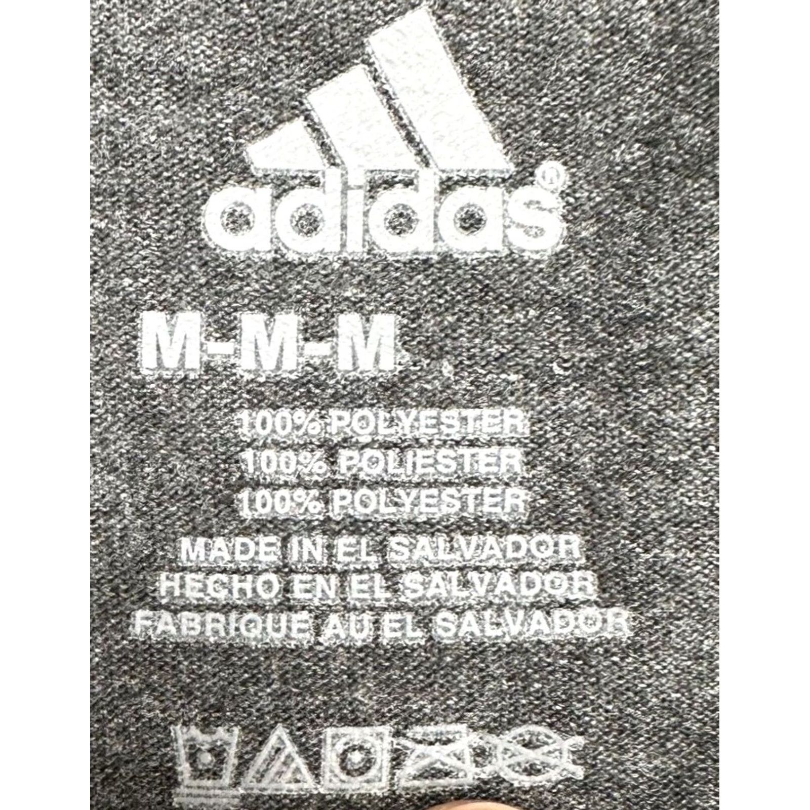 Adidas Adidas Shirt Mens Medium Grey Tee T-Shirt Crew Neck Short Sleeve Camo Logo NEW Size US M / EU 48-50 / 2 - 4 Thumbnail