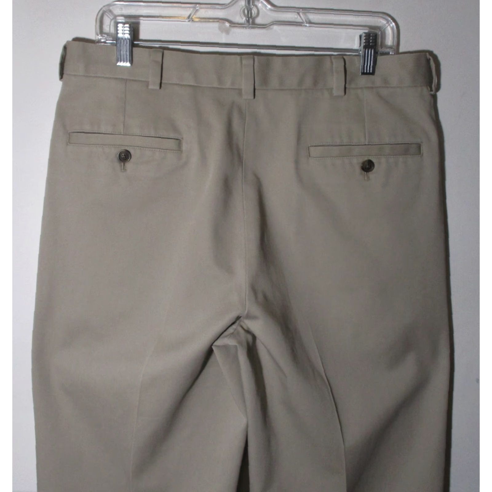 Brooks Brothers Brooks Brothers Beige "Advantage Clark" Chino Pants 34X29 Men Regular Beige 34W 29L 5-Pocket Design Pleated Front Casual Size US 34 / EU 50 - 4 Thumbnail