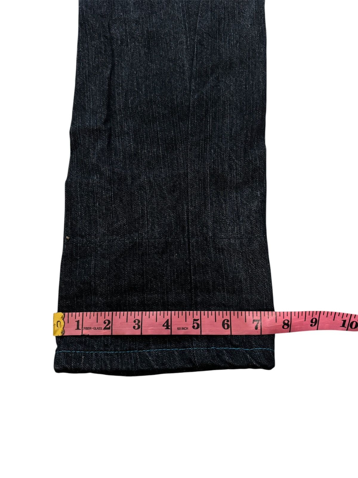 Japanese Brand JAPANESE DESIGN DOUBLE WAIST CURVED PUNK STYLE DENIM JEANS Size US 29 - 22 Thumbnail