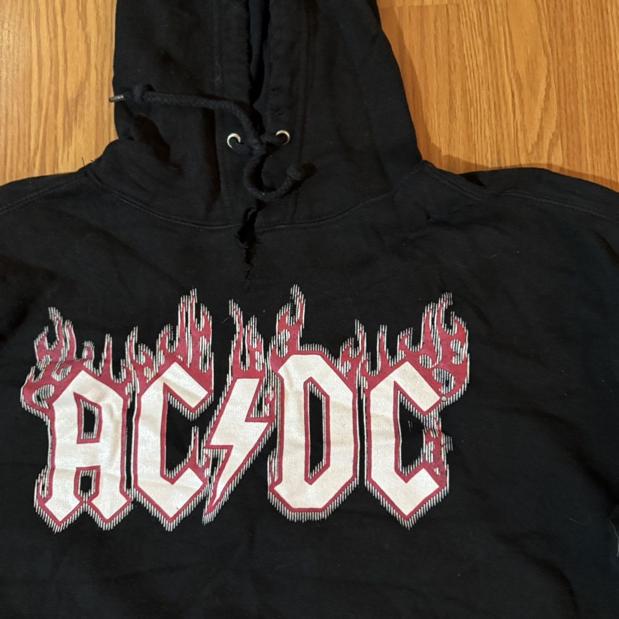 AC/DC AC/DC Y2K Flame Sleeve Print Hoodie Grunge Size US M / EU 48-50 / 2 - 3 Thumbnail