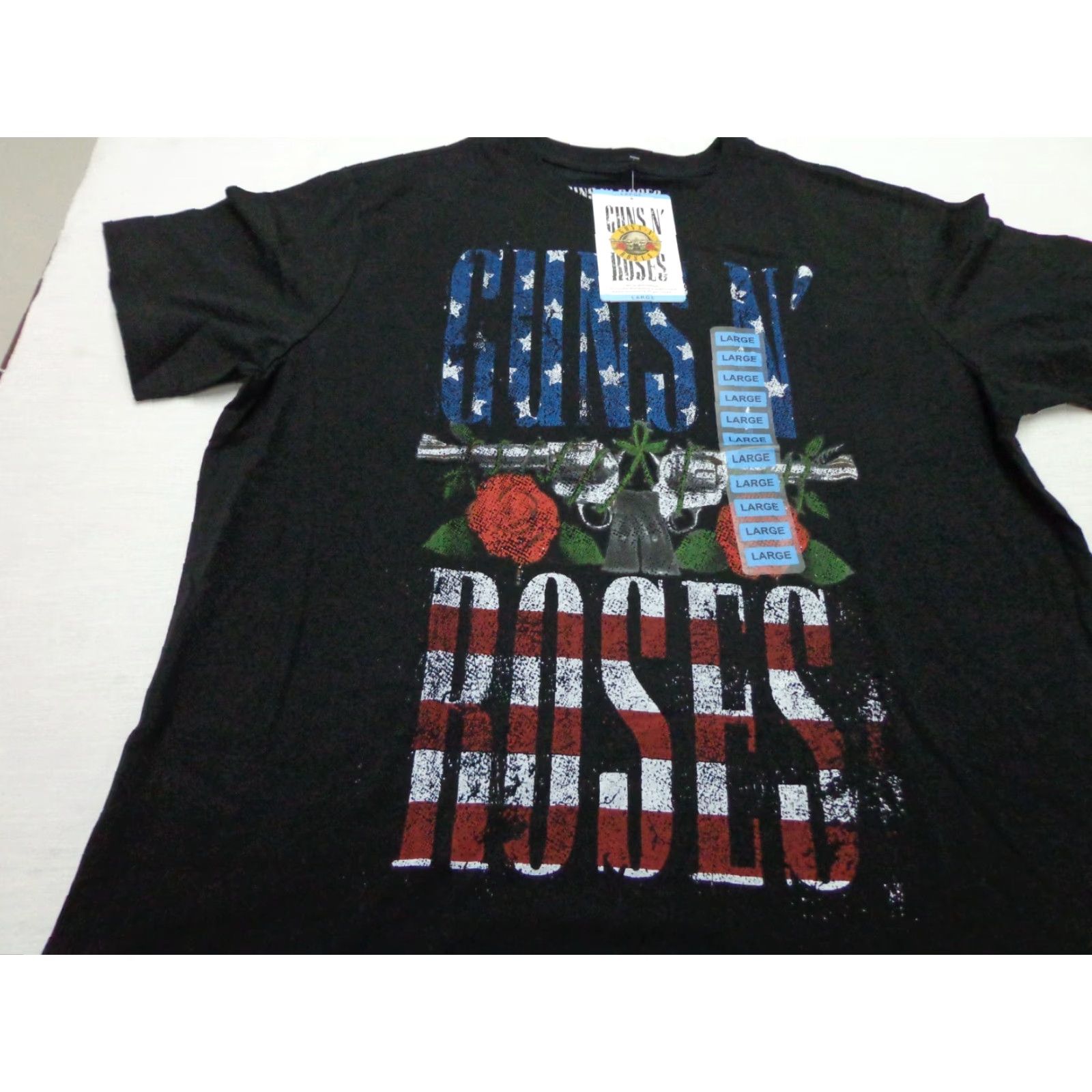 Vintage GUNS N' ROSES T-Shirt Black Size L Crew Neck Short Sleeve Logo Men Size US L / EU 52-54 / 3 - 2 Thumbnail