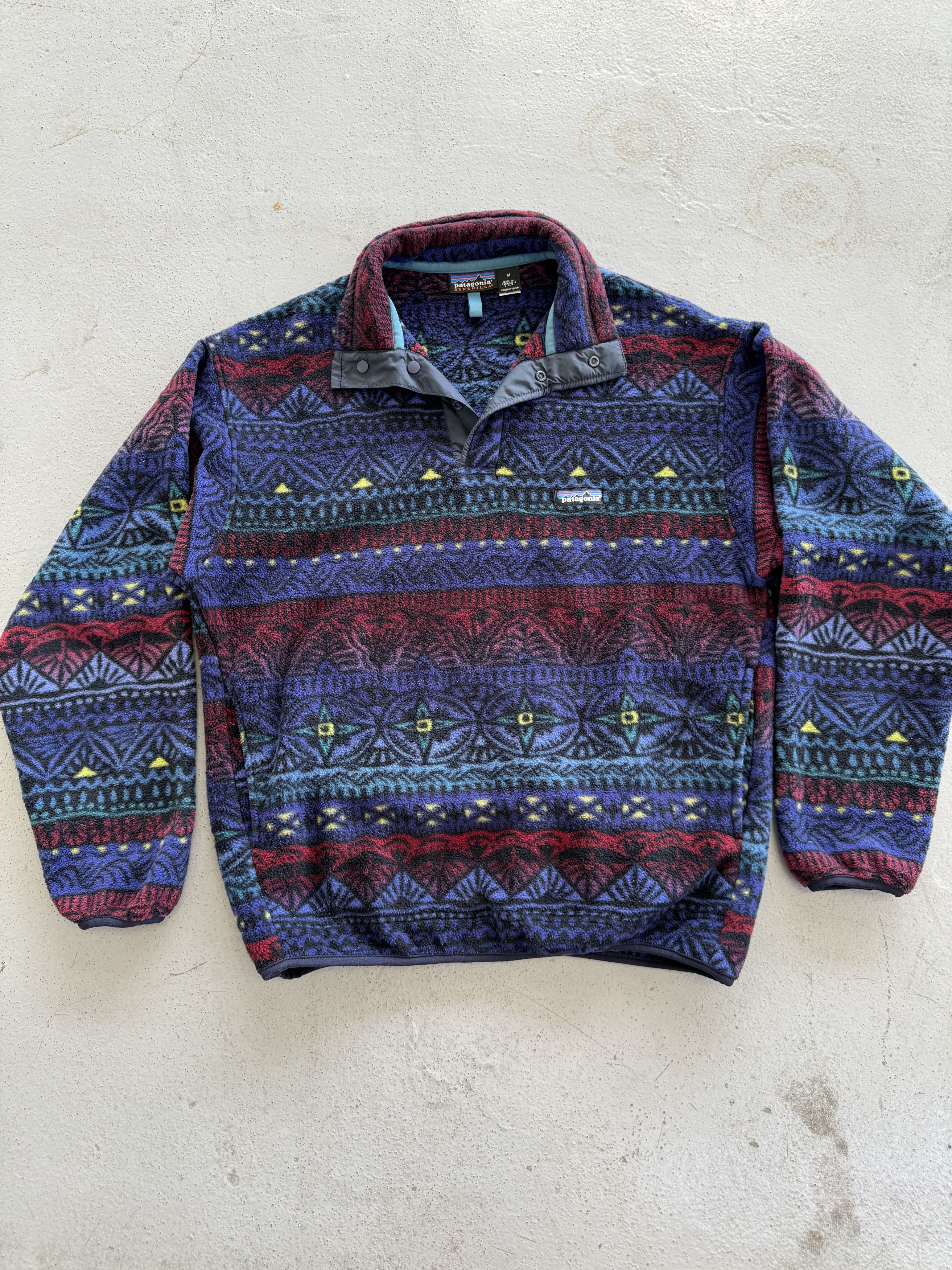 Patagonia PATAGONIA Fall 97 Synchilla Snap T Tradewinds Blueberry RARE Size US M / EU 48-50 / 2 - 2 Thumbnail