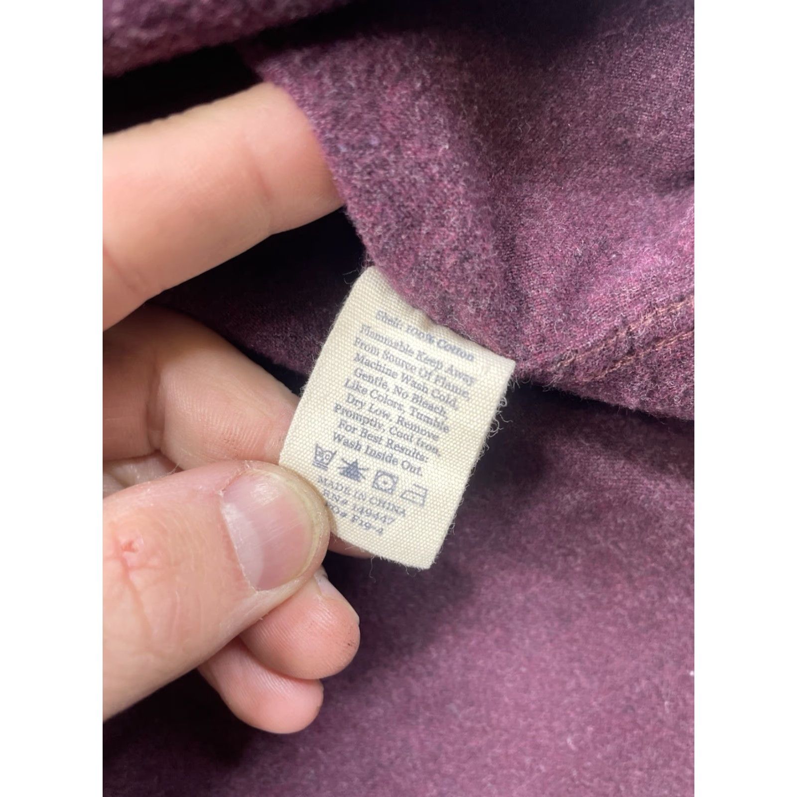 J Brand The Normal Brand Shirt Mens XL Maroon Long Sleeve Flannel Shirt Size US XL / EU 56 / 4 - 4 Thumbnail