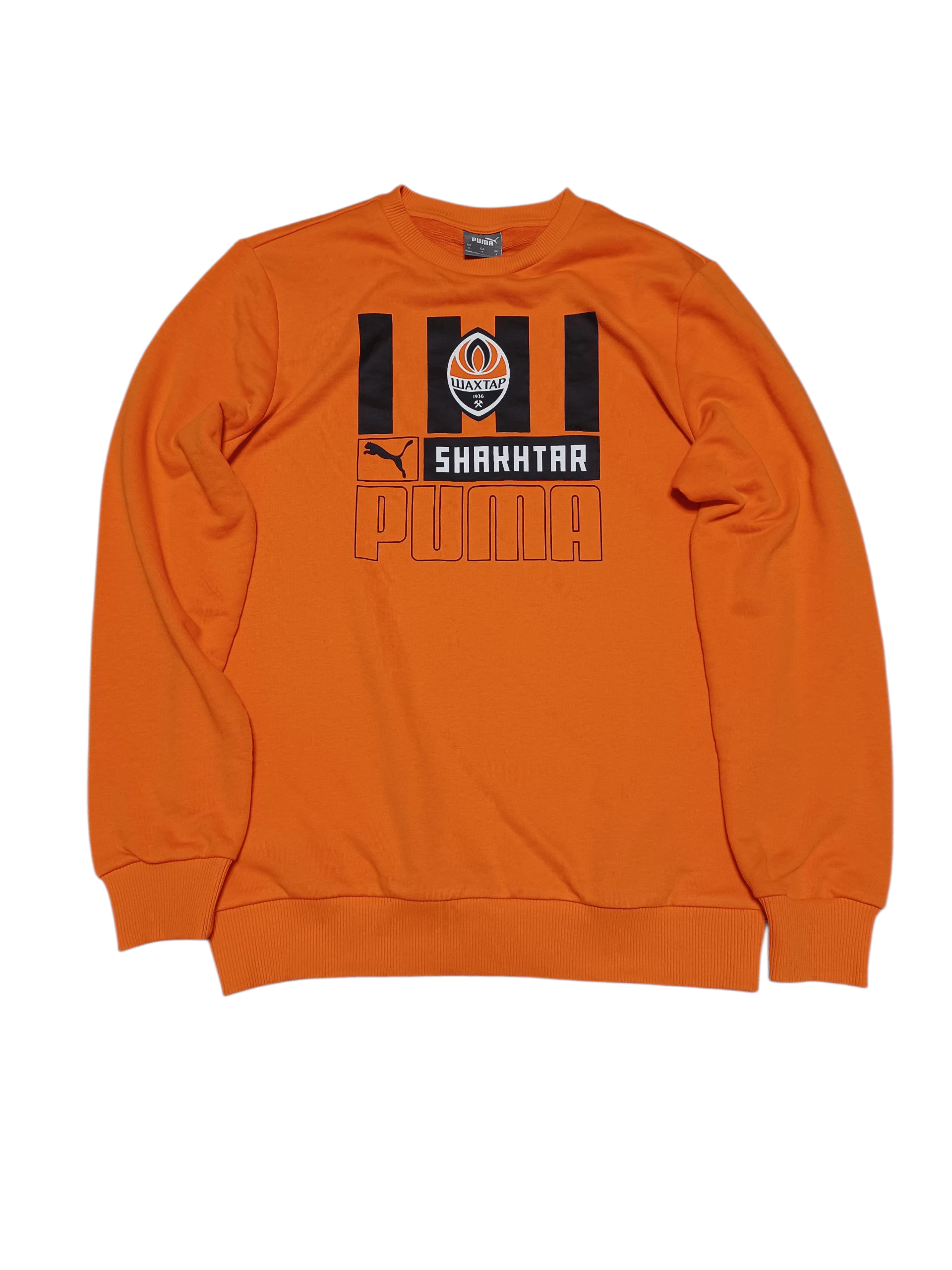 Puma SHAKHTAR DONETSK PUMA BIG LOGO OFFICIAL SWEATSHIRT Size US S / EU 44-46 / 1 - 1 Thumbnail