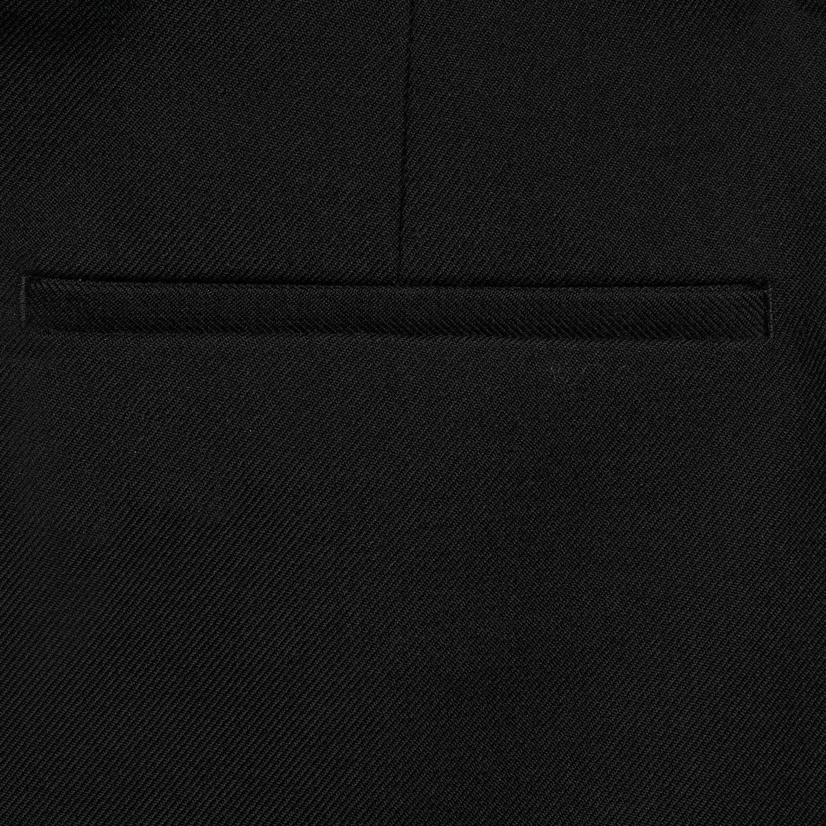Gucci o1mt1gz0225 Wool Silk Cropped Pant in Black Size US 34 / EU 50 - 3 Thumbnail