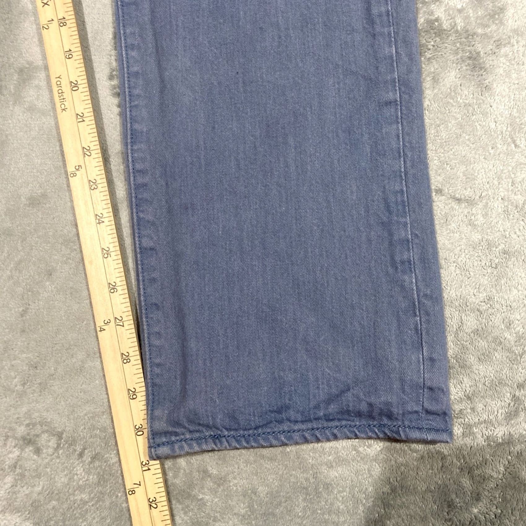 Levi's Levi's 501 Jeans Button Fly Mens Size 34x31 Blue Medium Wash Straight Leg Regular Fit Denim 100% Cotton Classic Vintage? Size US 38 / EU 54 - 3 Thumbnail